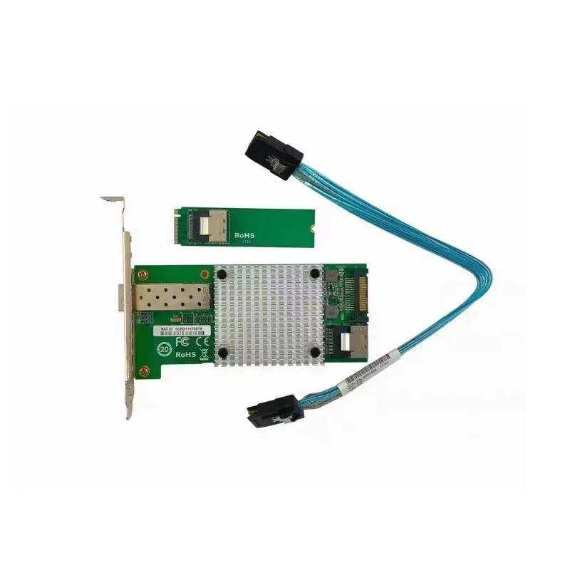 M.2 to 10 Gigabit Fiber Optic NIC intel82599EN single-port SFP+ m.2